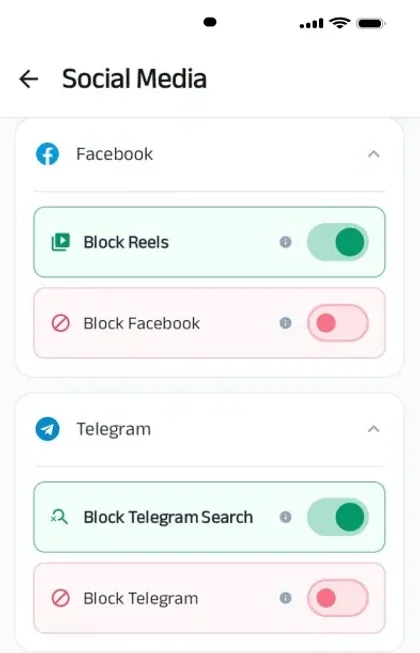 Blocks Reels & Shorts on Android